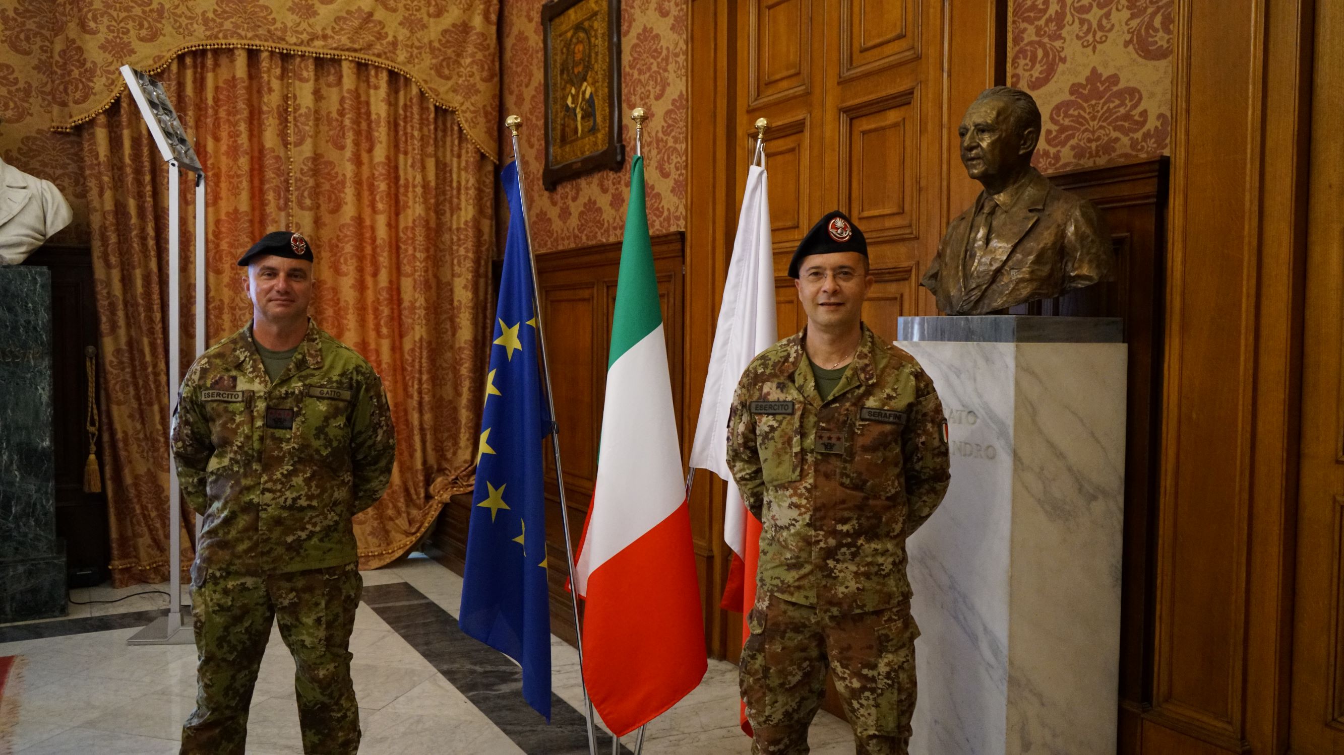 g/Col.  Francesco Antonio Serafini ed il  Col. Simone Gatto